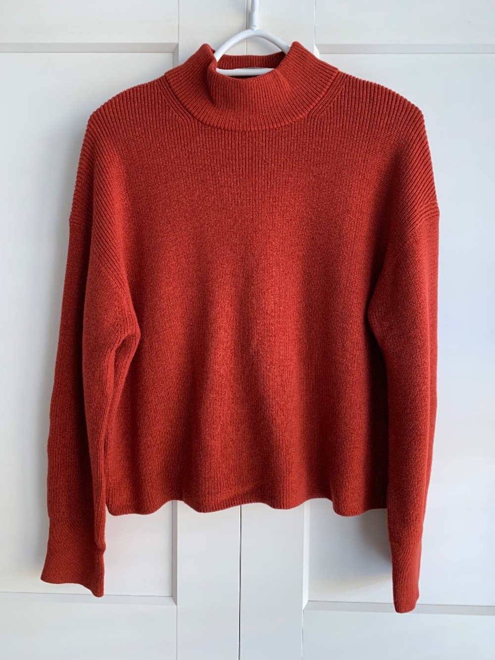 Lululemon Merino Wool-Blended Ribbed Turtleneck Sweater Size 8 - Picture 2 of 11